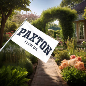 Paxton Florida Community Pride Flag – Retro Sports Banner