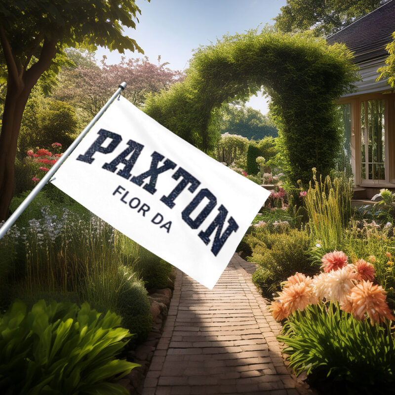 Paxton Florida Community Pride Flag – Retro Sports Banner