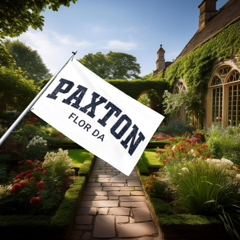 Paxton Florida Community Pride Flag – Retro Sports Banner