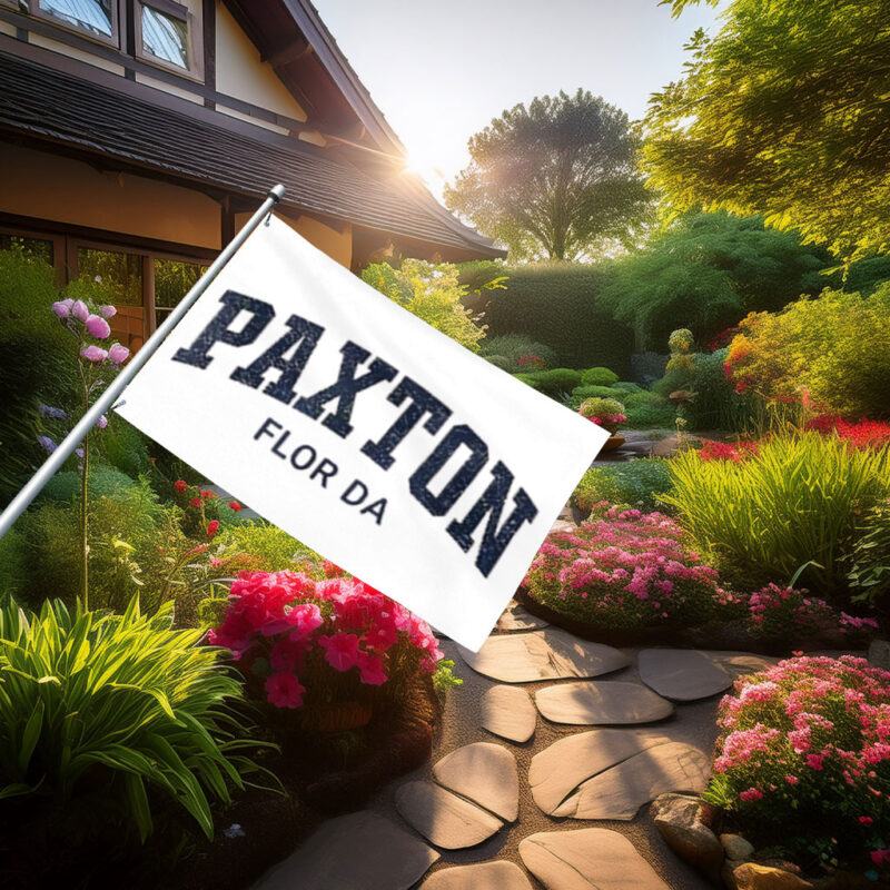 Paxton Florida Community Pride Flag – Retro Sports Banner