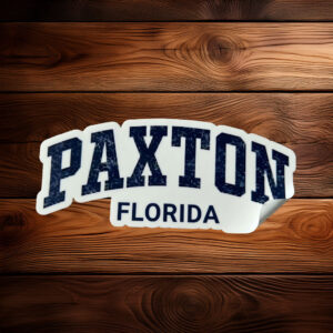 Paxton Florida Hometown Sticker – Retro Athletic Decal
