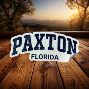 Paxton Florida Hometown Sticker – Retro Athletic Decal