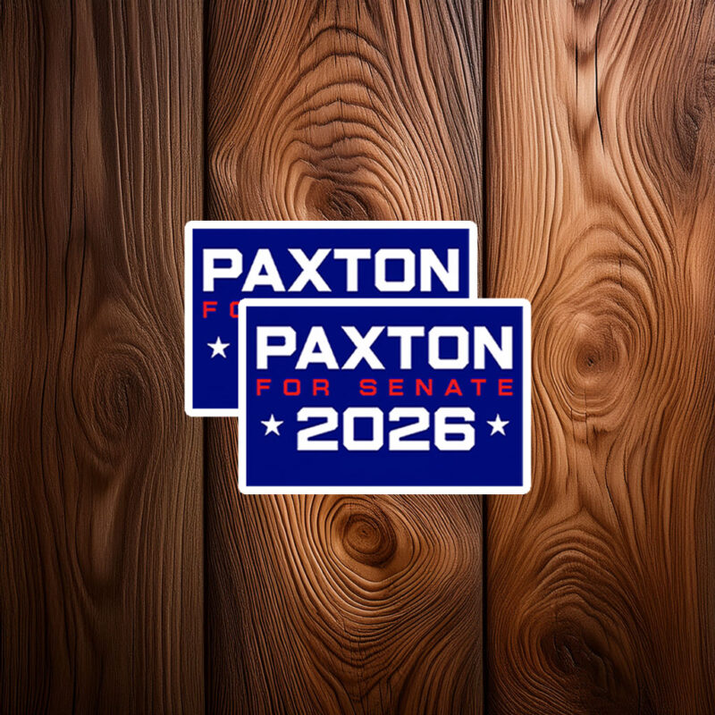 Paxton For Senate 2026 Sticker - Texas Vinyl Bumper Decal