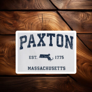 Paxton MA Athletic Pride Sticker – Vintage Hometown Decal
