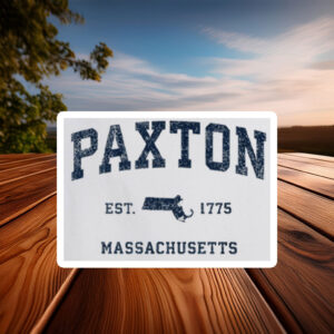 Paxton MA Athletic Pride Sticker – Vintage Hometown Decal