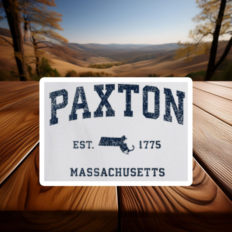 Paxton MA Athletic Pride Sticker – Vintage Hometown Decal