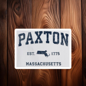 Paxton MA Athletic Pride Sticker – Vintage Hometown Decal