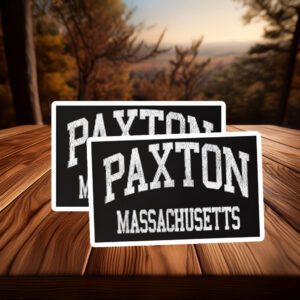 Paxton MA Hometown Sticker – Vintage Athletic Sports Decal