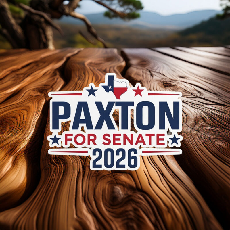 Paxton for Texas 2026 Sticker – Senate Campaign Decal