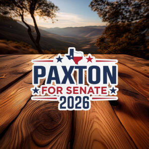 Paxton for Texas 2026 Sticker – Senate Campaign Decal