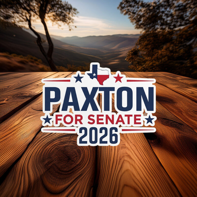 Paxton for Texas 2026 Sticker – Senate Campaign Decal