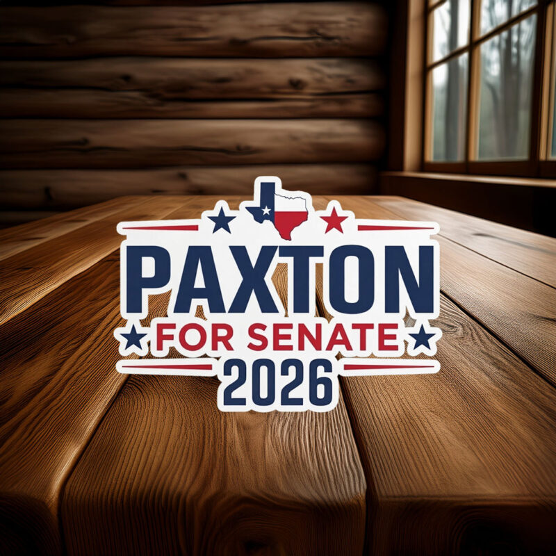Paxton for Texas 2026 Sticker – Senate Campaign Decal