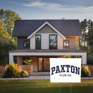 Proud Paxton Florida Home Yard Sign – Vintage Sports Decor