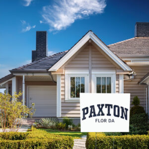 Proud Paxton Florida Home Yard Sign – Vintage Sports Decor