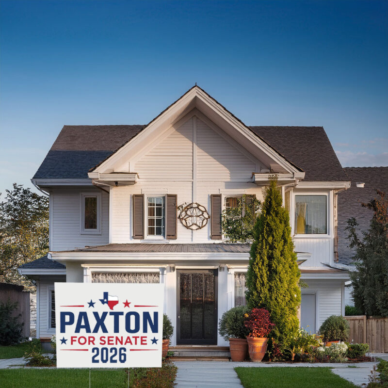 Send Ken Paxton to the Senate Yard Sign – Texas 2026 Campaign Sign