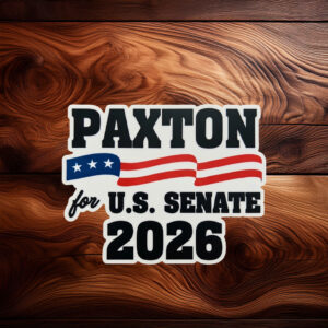 Send Paxton to the U.S. Senate Sticker – Texas 2026 Campaign Decal