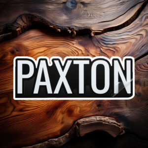 Simply Paxton Sticker – Personalized Name Decal