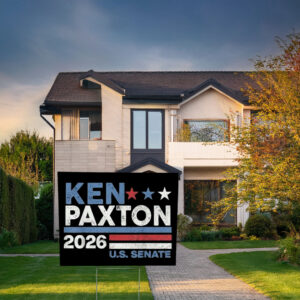Texas 2026 Senate Campaign Flag Yard Sign