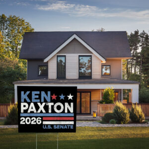 Texas 2026 Senate Campaign Flag Yard Sign