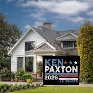 Texas 2026 Senate Campaign Flag Yard Sign