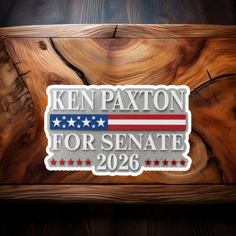 Texas 2026 Senate Campaign Sticker