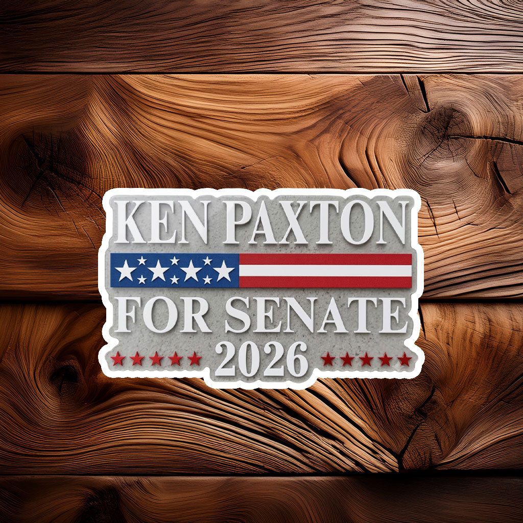 Texas 2026 Senate Campaign Sticker