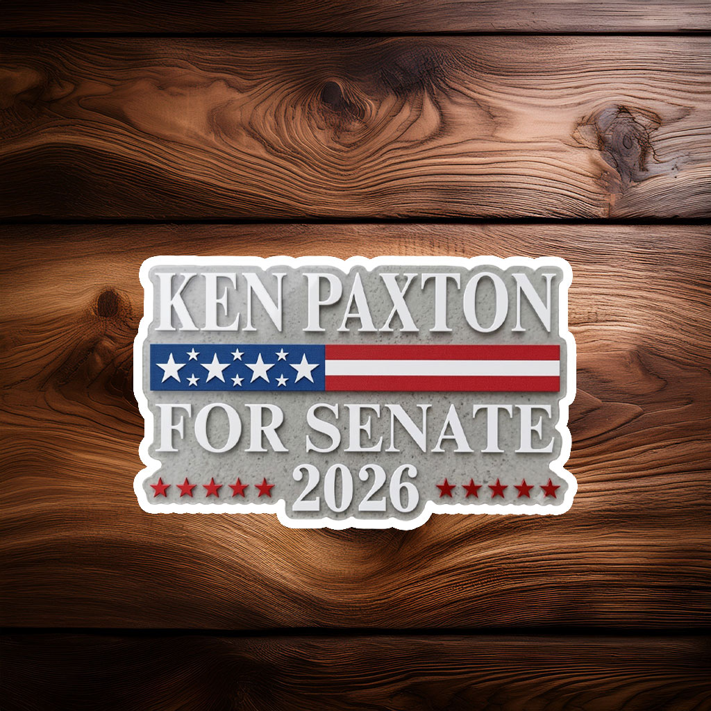 Texas 2026 Senate Campaign Sticker