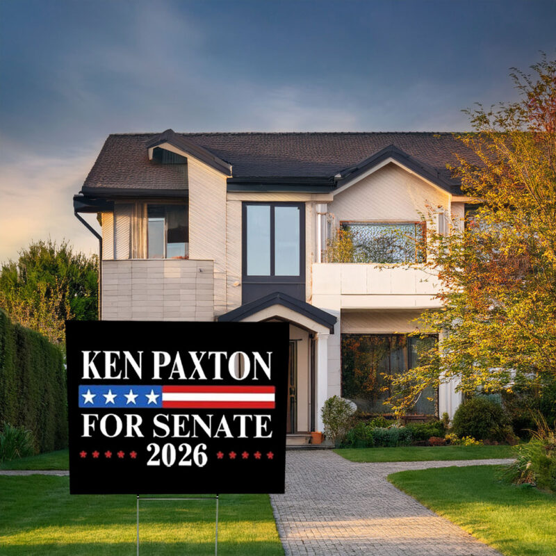 Texas 2026 Senate Campaign Yard Sign