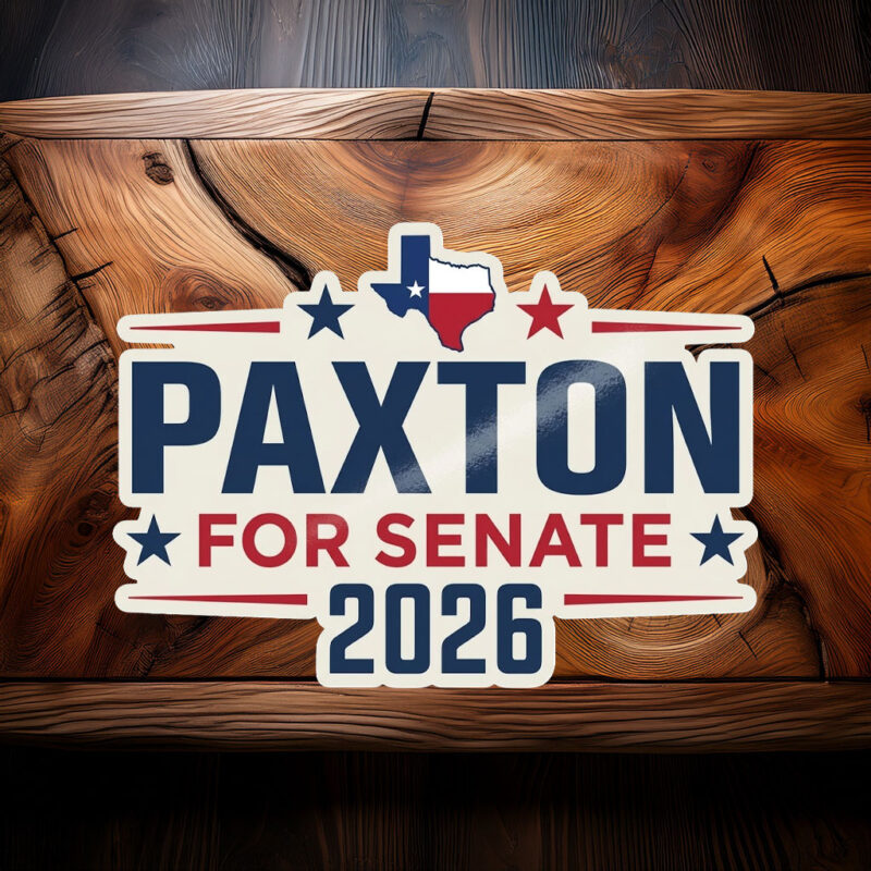 Texas 2026 Senate Premium Campaign Sticker