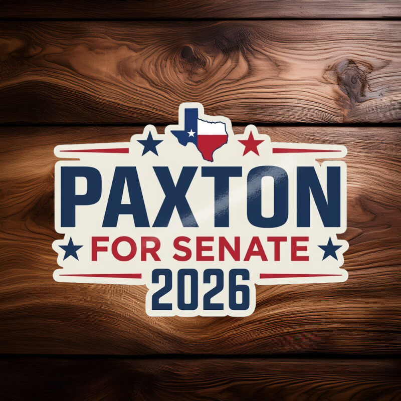 Texas 2026 Senate Premium Campaign Sticker