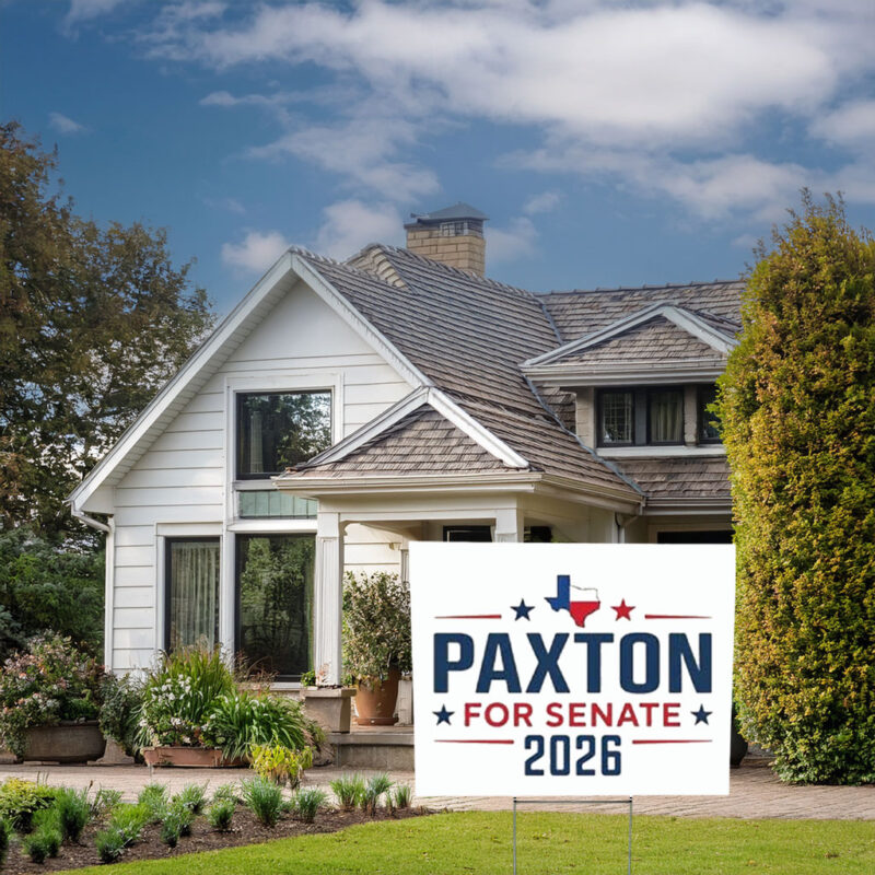 Texas 2026 Senate Premium Campaign Yard Sign