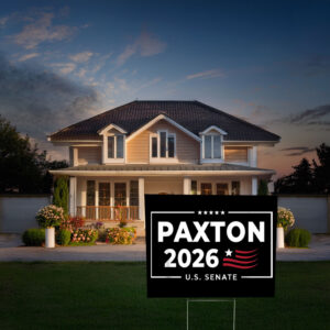 Texas Republican 2026 Senate Election Yard Sign