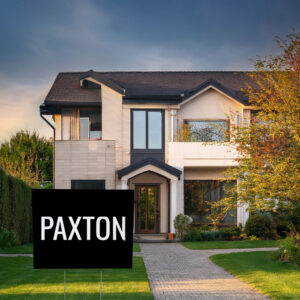 The Paxton Family Lives Here Yard Sign – Personalized Name Sign