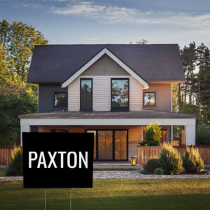 The Paxton Family Lives Here Yard Sign – Personalized Name Sign