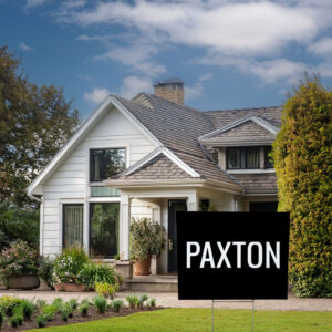 The Paxton Family Lives Here Yard Sign – Personalized Name Sign
