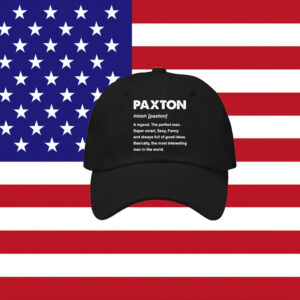 The Paxton Signature Hat – Personalized Name Cap