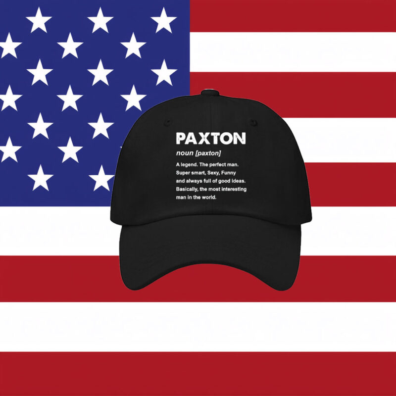The Paxton Signature Hat – Personalized Name Cap