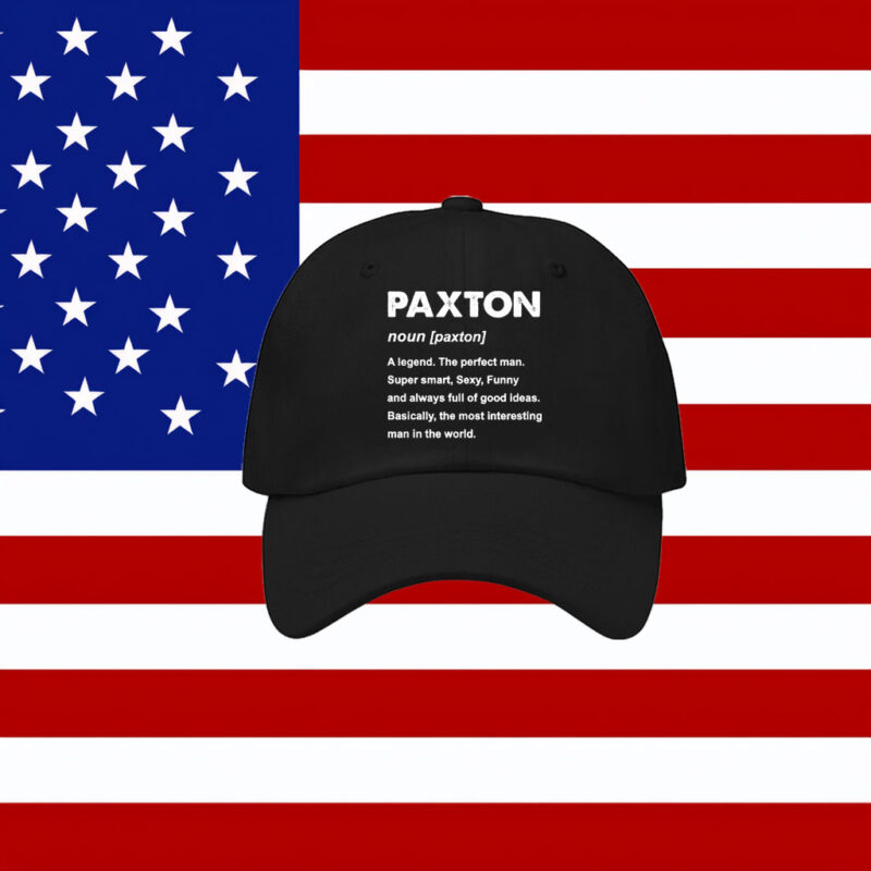 The Paxton Signature Hat – Personalized Name Cap