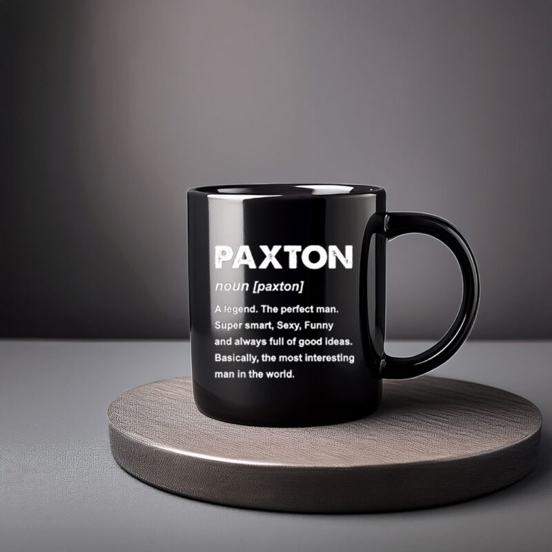 The Paxton Signature Mug – Personalized Name Coffee Cup
