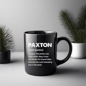 The Paxton Signature Mug – Personalized Name Coffee Cup