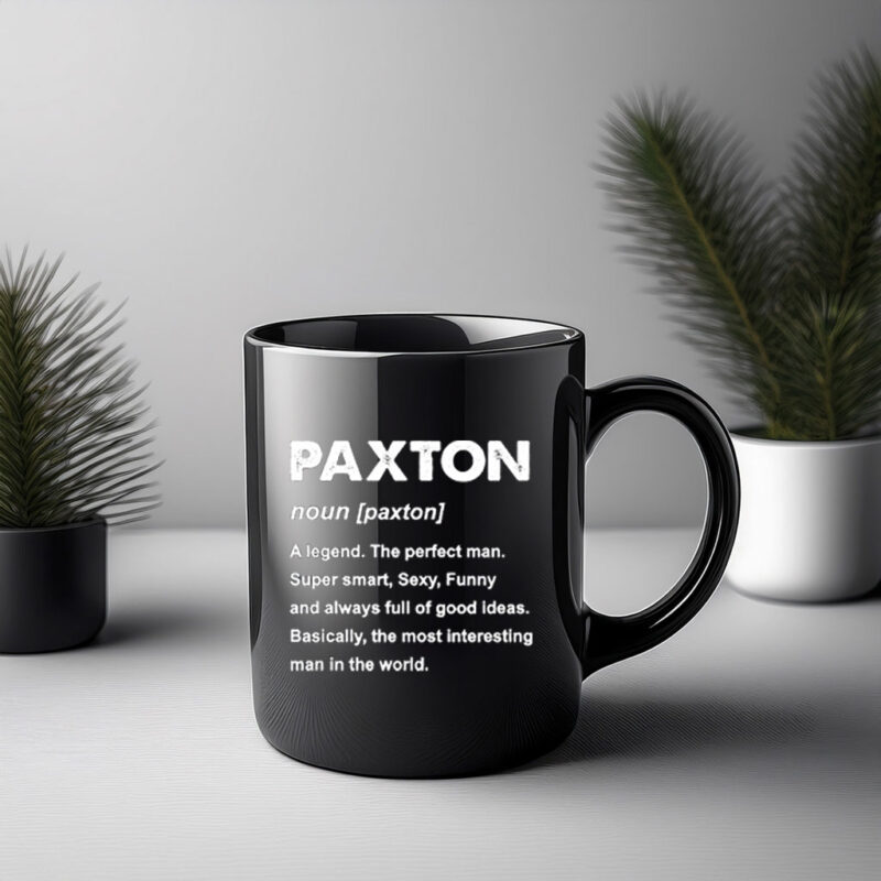 The Paxton Signature Mug – Personalized Name Coffee Cup