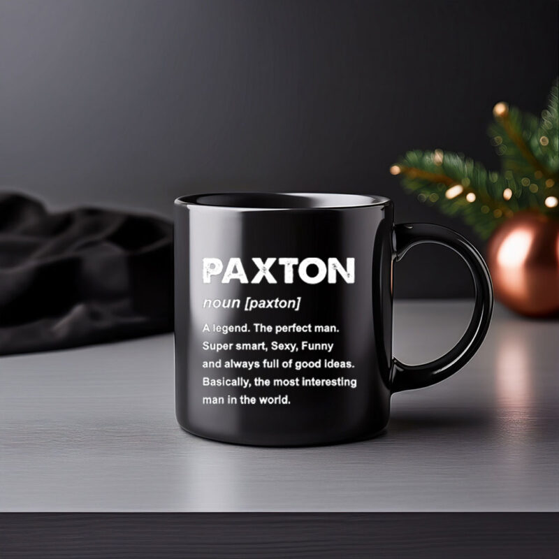The Paxton Signature Mug – Personalized Name Coffee Cup