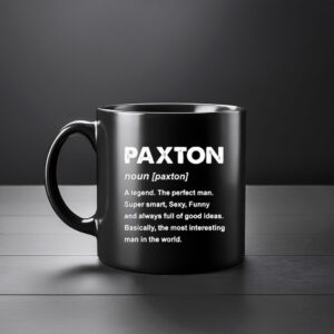 The Paxton Signature Mug – Personalized Name Coffee Cup