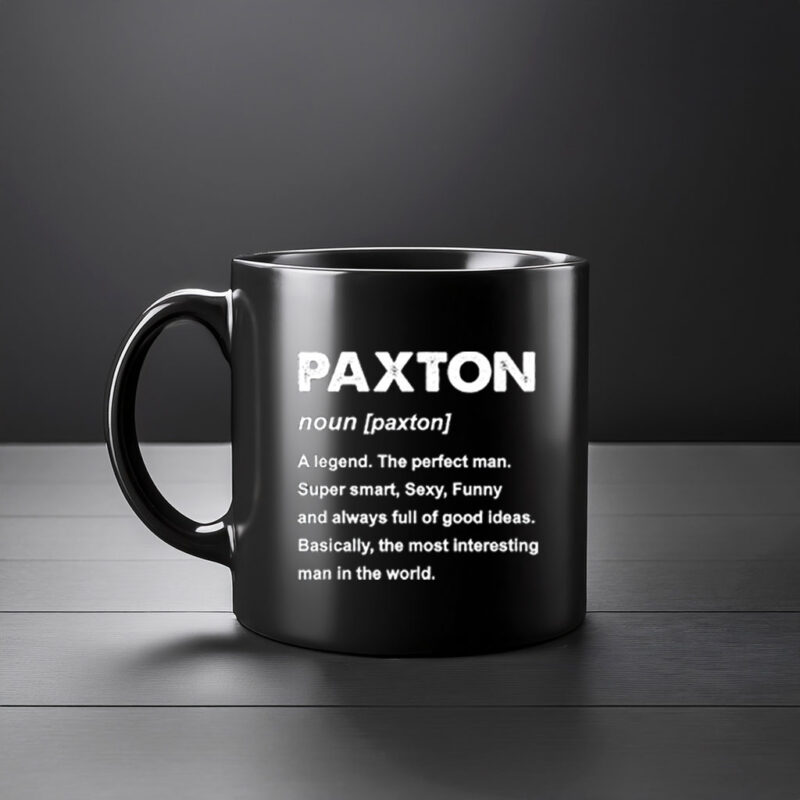 The Paxton Signature Mug – Personalized Name Coffee Cup