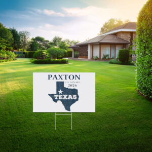 Vintage Ken Paxton Texas 2026 U.S. Senate Campaign Yard Sign