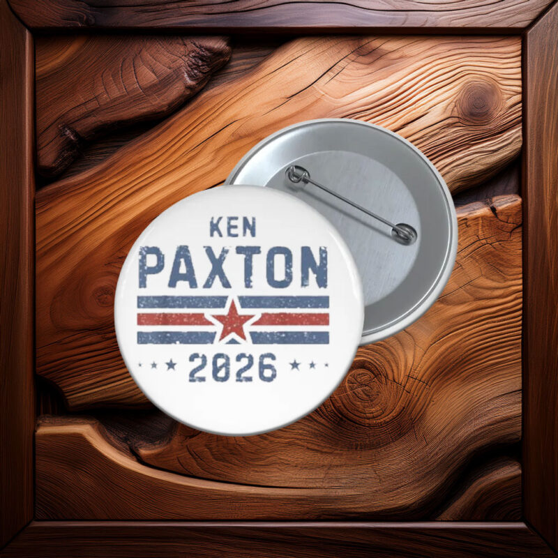 Vintage Ken Paxton for Texas 2026 Senate U.S. Senator Campaign Button