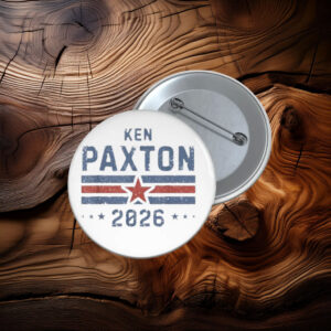 Vintage Ken Paxton for Texas 2026 Senate U.S. Senator Campaign Button