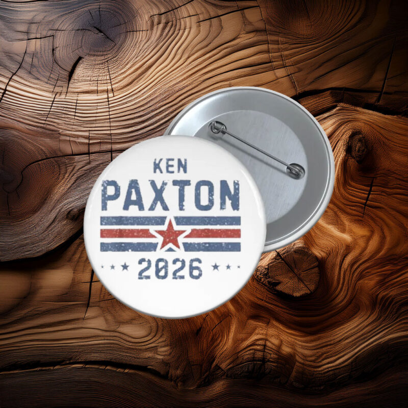 Vintage Ken Paxton for Texas 2026 Senate U.S. Senator Campaign Button
