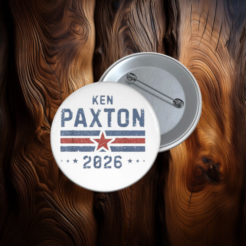 Vintage Ken Paxton for Texas 2026 Senate U.S. Senator Campaign Button