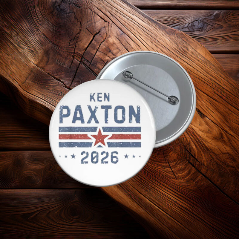 Vintage Ken Paxton for Texas 2026 Senate U.S. Senator Campaign Button